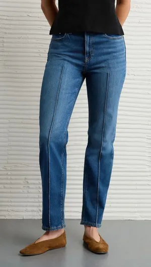 American Eagle Stretch‎ Suoer High Rise Ankle Straight 5928 Size 12R Streetwear thumbnail 1