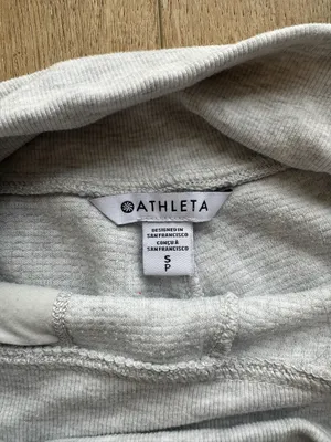 Athleta women’s Cream Waffle-Knit Joggers thumbnail 6