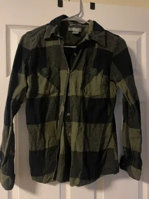 Natural Reflections Flannel Print Top thumbnail 1
