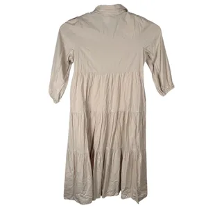 Pomander Place Tuckernuck Sandstone Mabel Maxi Dress‎ Large Pockets Cotton Lined thumbnail 4