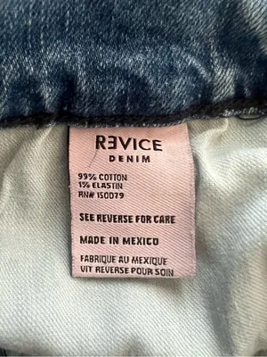 Revice Denim Women’s Venus Flares High Waist Star Rear Flared Jeans in Eclipse Wash 27 thumbnail 9