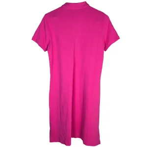 Ralph Lauren Sport Pink Cotton Pique Short Sleeve Polo Dress Large thumbnail 2