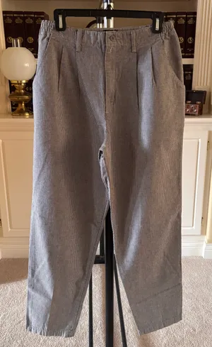 VTG LEE Women's Relaxed Fit Plaid Trouser thumbnail 1