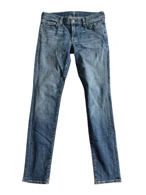 7 FOR ALL MANKIND Roxanne Medium Wash Jeans Size 28 thumbnail 4