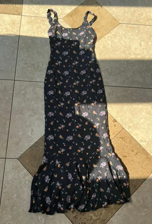 Princess Polly Black Floral Maxi Dress thumbnail 1