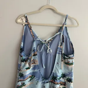 Aerie V One Piece Swimsuit Sunfade Teal NWT thumbnail 10