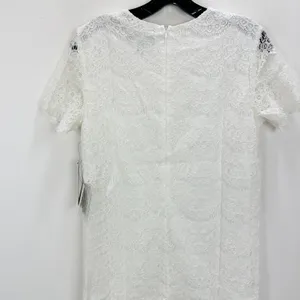 Lulus Take Me to Brunch Ivory Lace Shift Dress Classic Preppy Cute Small NWT thumbnail 10