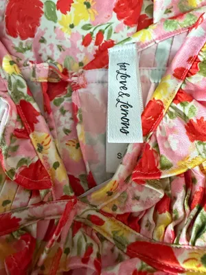 For Love And Lemons Painterly Floral Mini Dress Size Small thumbnail 6