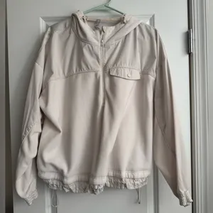 Athleta Off-White Fleece Jacket thumbnail 1