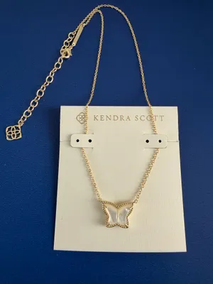 Kendra Scott Necklace Elisa Gold Pendant thumbnail 4