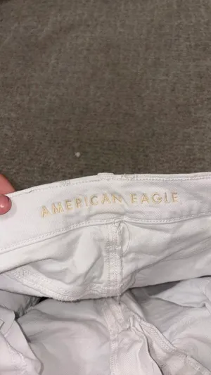 American Eagle jean shorts white thumbnail 6