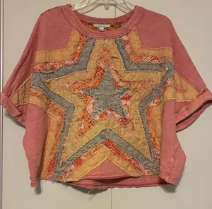 Oil & Hali Star patched shirt thumbnail 3
