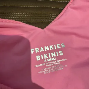 Frankie’s Bikinis Pink Ribbed Bikini Bottom thumbnail 2