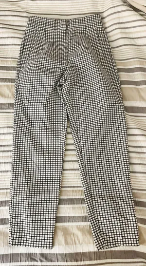 ZARA Plaid Trousers thumbnail 5