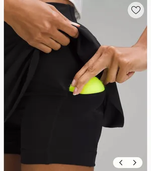 NWOT Lululemon Black Lightweight High-Rise Tennis Skirt thumbnail 4