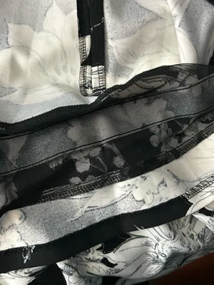 Calvin Klein Women’s Black & White Floral Print Dress SZ 6 NWT thumbnail 10