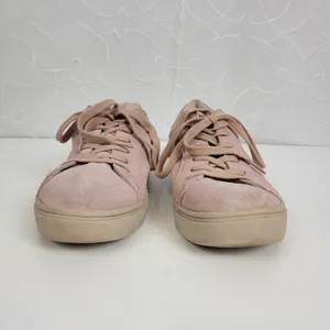 LFL by Life Womens Shoes Size 8 Baby Pink Suede Lace-Up Fashion Sneaker thumbnail 10