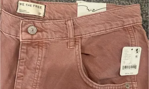 Free People Women's Good Luck Mid Rise Barrel thumbnail 3