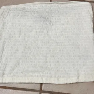 American Eagle Women White Sleeveless Crop Top‎ Size Small thumbnail 3