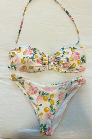 Victoria's Secret Lemon Print Bikini thumbnail 1
