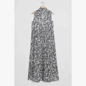 NEW!! Anthropologie MAEVE Marya Tiered Maxi Dress Black Botanical Print Small thumbnail 11