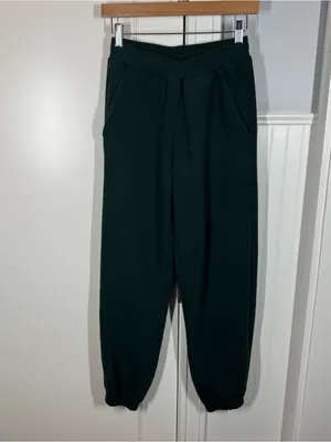 Parke‎ Waffle Unisex Pants Forest green size xs streetwear Athleisure lounge thumbnail 2