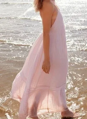 Aerie Pink Low Back Maxi Dress thumbnail 4