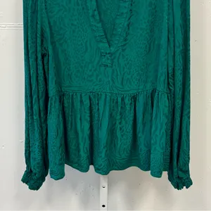 Lilly Pulitzer Animal Pattern‎ Jaylene Long Sleeve Jacquard V-neck Blouse Sz 16 thumbnail 5