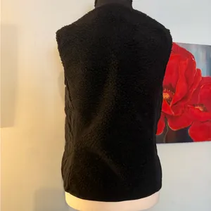Vintage 1992 Patagonia PEF Fleece Vest Made In USA Men’s Medium M Black Full Zip thumbnail 5