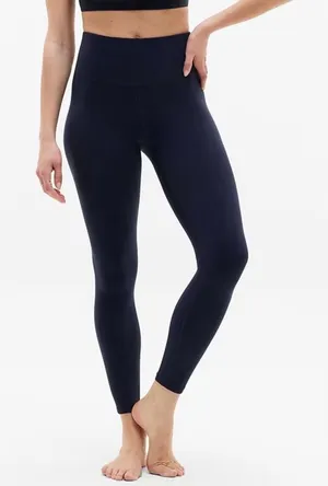 Athleta Ultra High Rise Elation 7/8 Navy‎ Blue Tights Leggings thumbnail 1