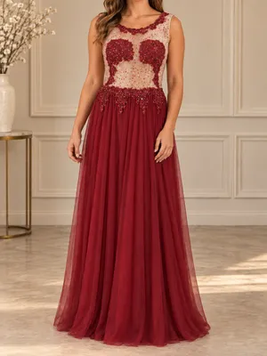 NWT Burgundy Whimsigoth Homecoming Gown Size 10 thumbnail 10
