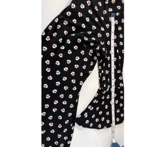Tommy Hilfiger Black Floral Bell Sleeve Shift Dress Size 2 EUC‎ Career Chic thumbnail 10