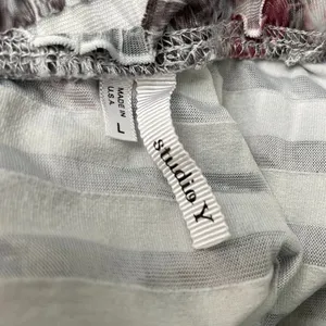 Studio Y Size Large Tiered Ruffle Halter Top Blouson Y2K Fairy Grunge Romantic thumbnail 7