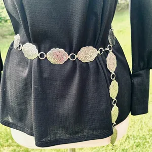 S.W. Concho Style Silver Link Belt Western Vibes thumbnail 5