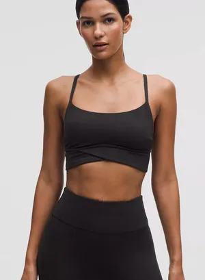 Lululemon Wunder Train Strappy Wrapped Bra Light Support, C/D Cup thumbnail 1
