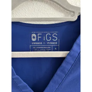 Figs Casma Technical Collection Top Womens‎ Small Blue Pocket Medical Nursing thumbnail 3