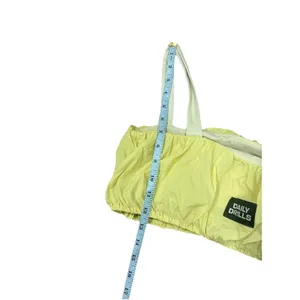 Daily Drills Yellow Nylon Bubble Set Shirt And Bra Small Medium thumbnail 10