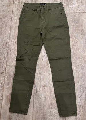 J.Crew Olive Green Skinny Pants Size 28 thumbnail 1