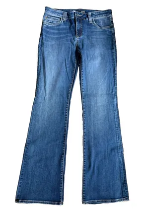 KUT from the Kloth Womens Natalie Bootcut Jeans medium Wash Denim Size 10 thumbnail 1