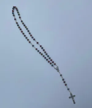 Rosary Red Multicolored Religious Catholic Prayers thumbnail 8