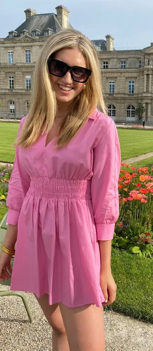 Pink Zara Shirt Dress thumbnail 1