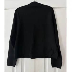 Mango MNG Black Mock Neck Long Sleeve Sweater NWT Size L 77085636 thumbnail 2