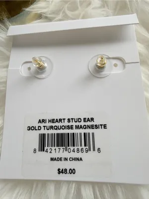 Kendra Scott Ari Hearth Stud Earrings thumbnail 4