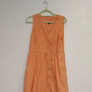 J. Crew Coral Rosina Sleeveless Midi Wrap Dress Sz 10 thumbnail 3