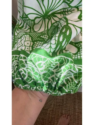 Farm Rio NWT S Green Refresco Short Dress thumbnail 2