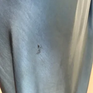 Runaway Blue Satin Midi Slip Dress XL Ruched Cocktail Semi Formal Bias Cut $139 thumbnail 9