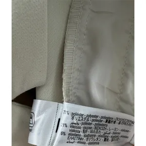 ZARA Cream Straight Leg Pants Size S Gently Used thumbnail 4
