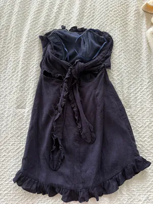 Selfie Leslie Doll face Bandeau Ruffle Dress thumbnail 3