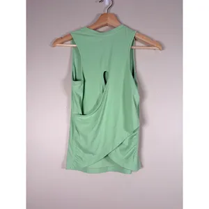Lululemon All It Takes Tank Top‎ Mint Green Open Back Keyhole Activewear Womens thumbnail 5