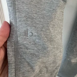 ALO Yoga AloSoft Heathered Gray Leggings thumbnail 3